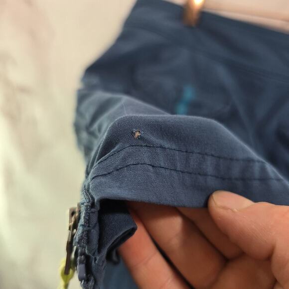 Title Nine Skirt Womens 4 Small Blue Green Skort Stretch Pleated Trailmix - Picture 11 of 13